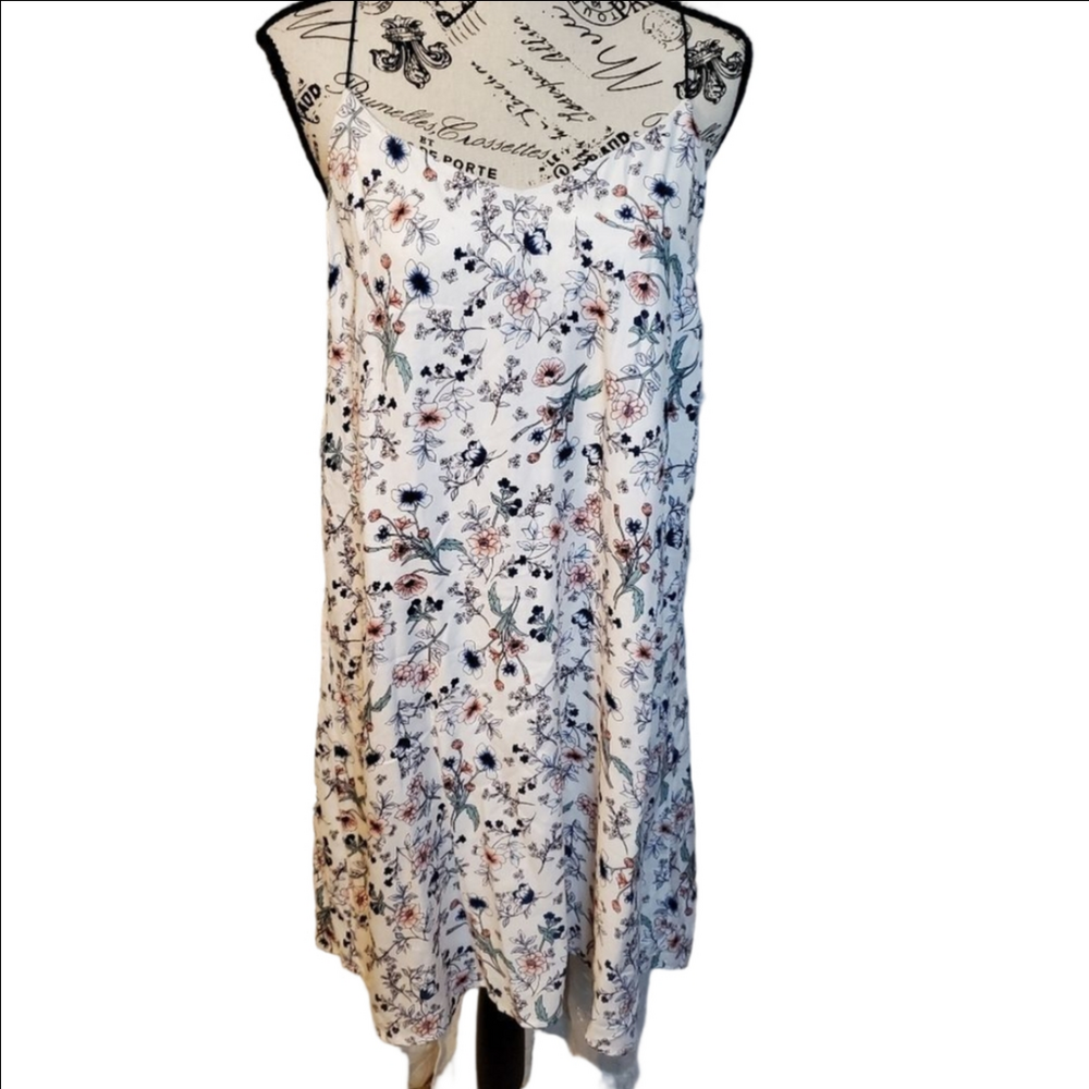 Lush Floral Mini Dress Large